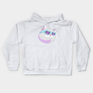 Cat With Shades #4 Kids Hoodie